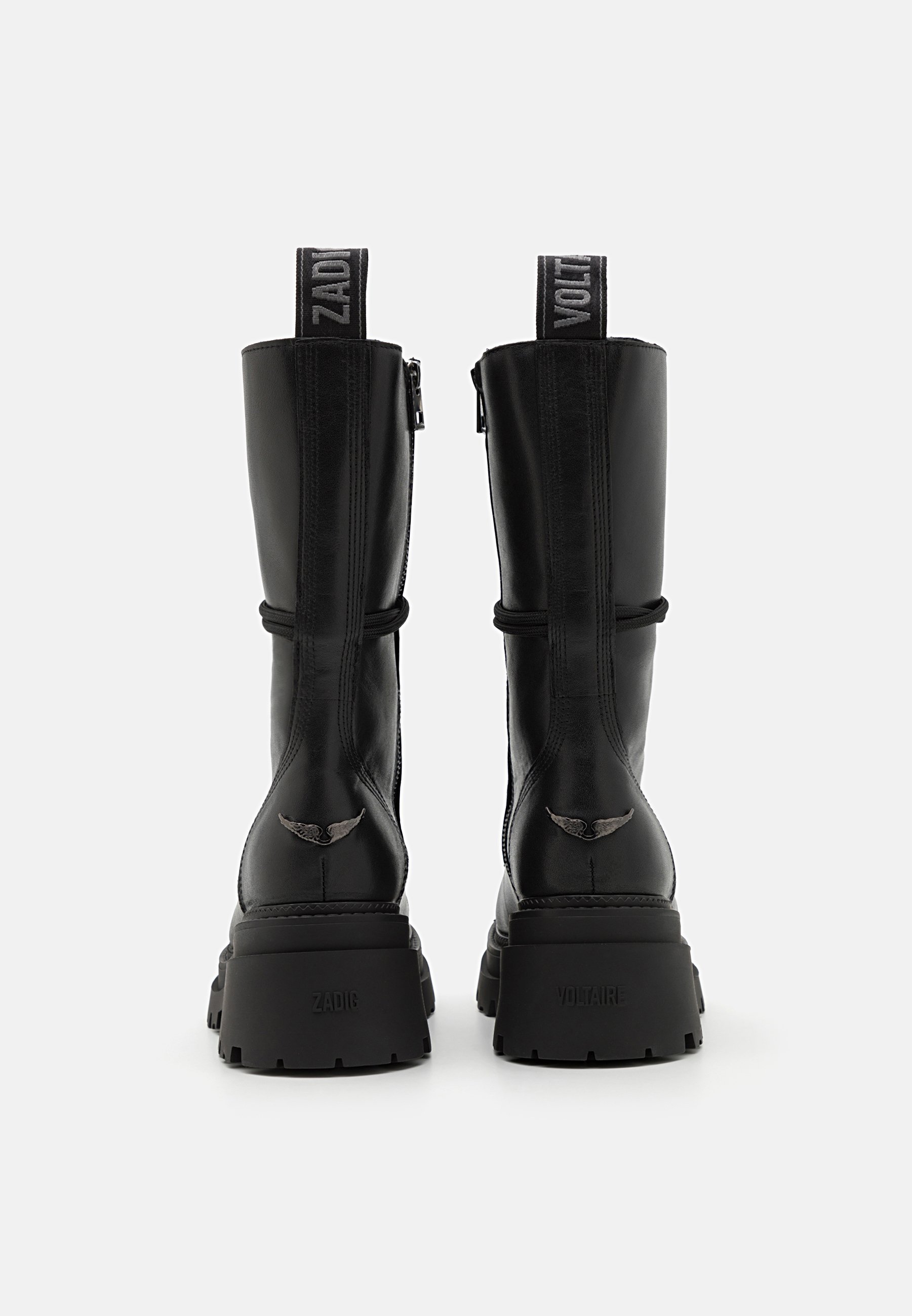 Zadig & Voltaire RIDE SEMY SHINY - Plateaustiefel - Noir
