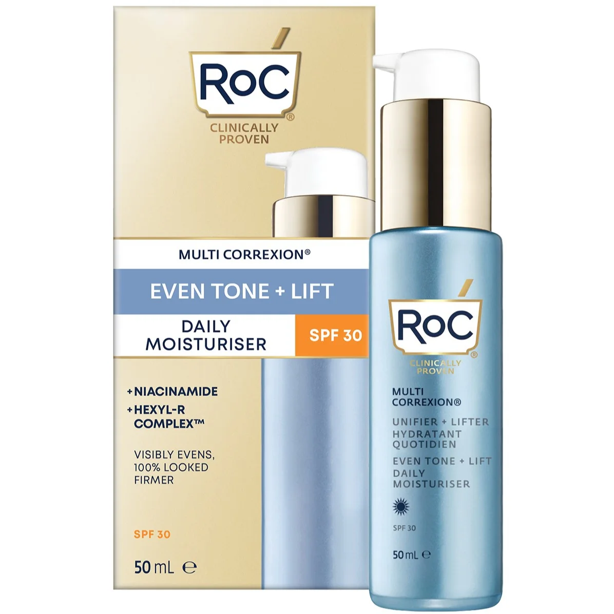 Multi Correxion Even Tone + Lift Idratante Viso con SPF30 - Crema viso giorno lifting, Crema viso giorno idratante, Crema viso giorno antimacchie, Crema viso giorno illuminante