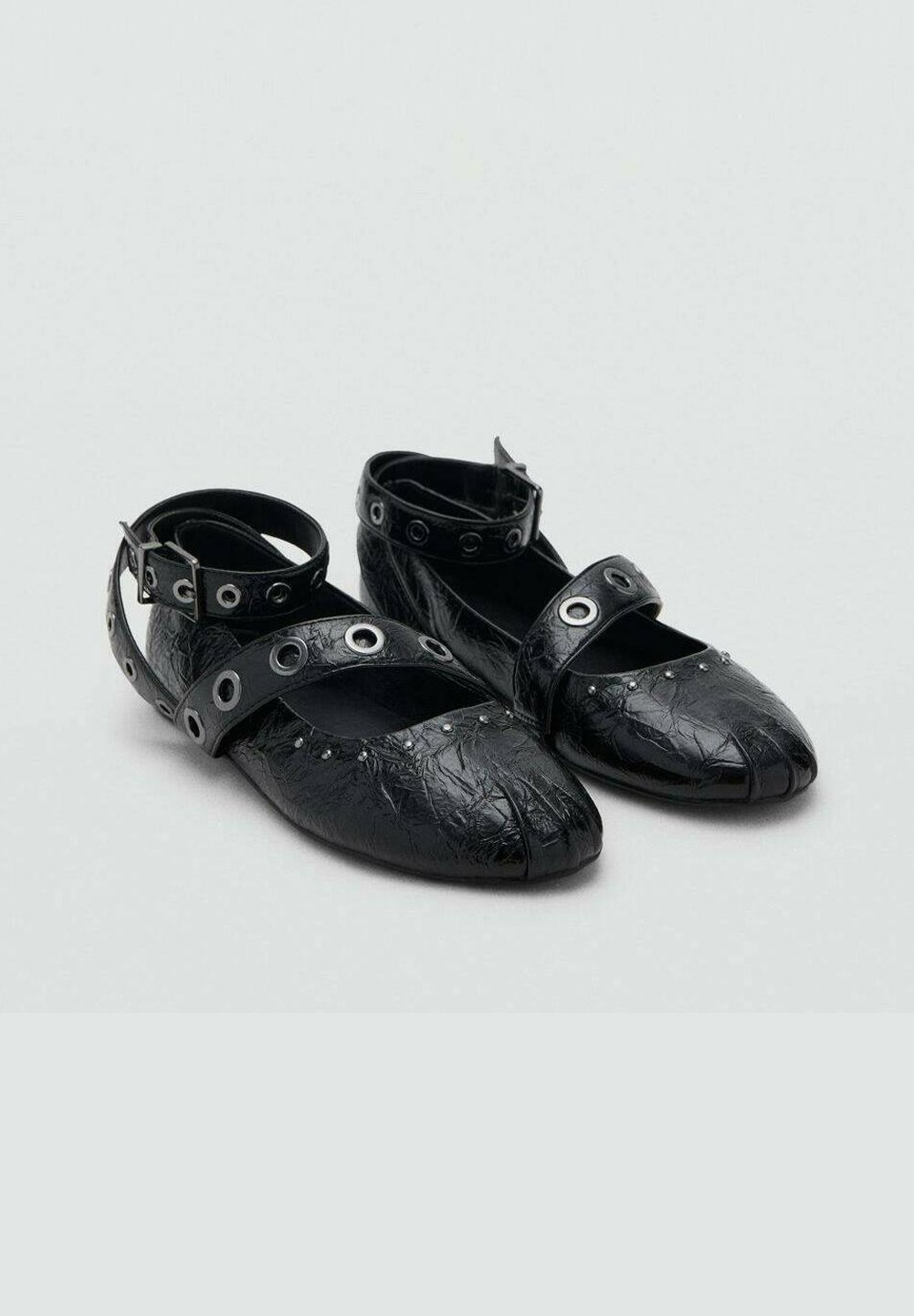Ballerines à bride cheville Mango Kids TEEN - noires