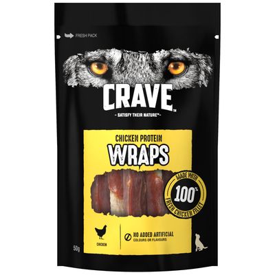 CRAVE Proteinové závitky s kuřecím masem