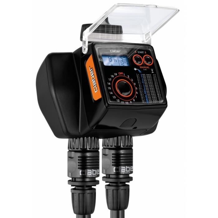 Temporizador de riego - CLABER - Dual Logic 8485 - Diámetro de entrada de 3/4