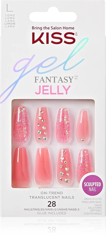 KISS Gel Fantasy želejveida mākslīgie nagi