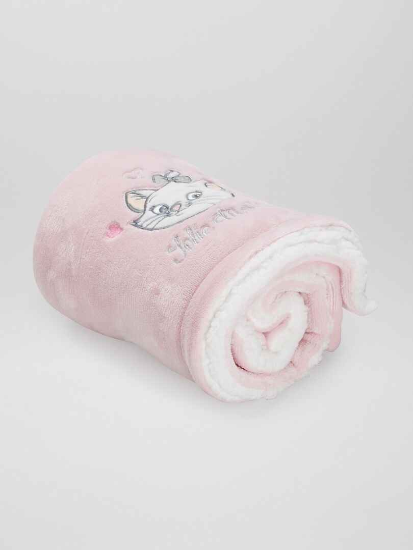Manta Disney de lã e sherpa - ROSA