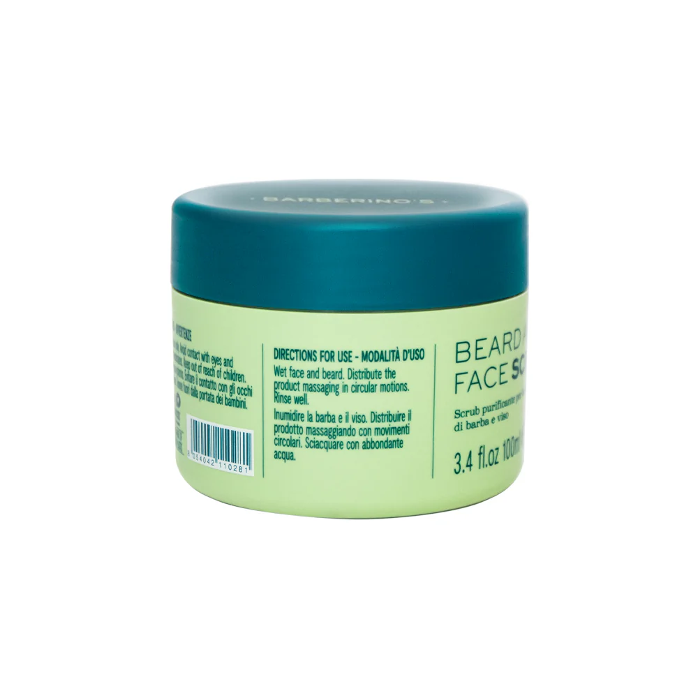 Viso Scrub Viso e Barba - Esfoliante viso, Trattamento Barba