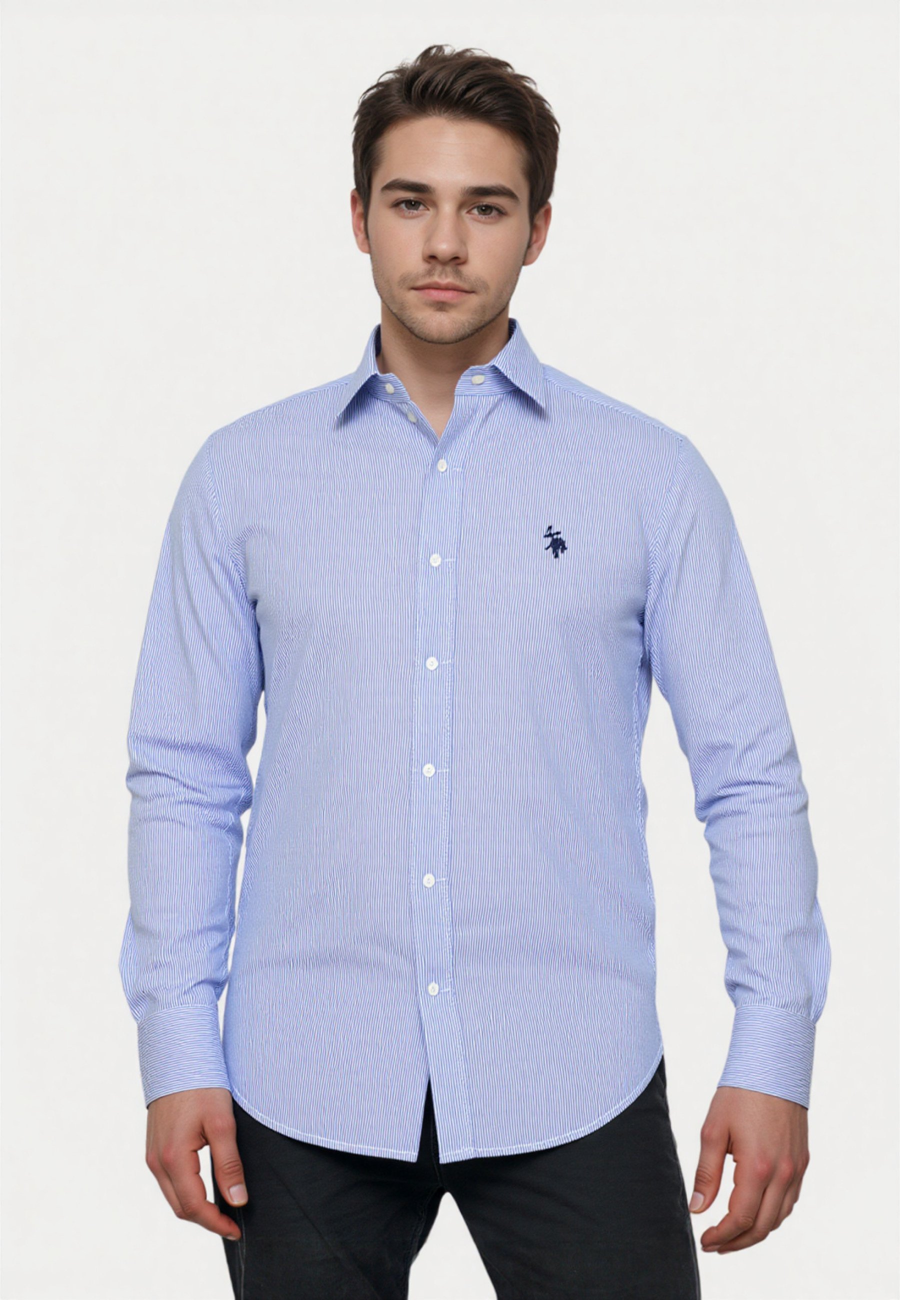US Polo Assn. Shirt - hellblau
