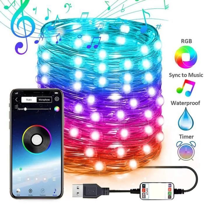 10M 100 LED String Lights IP44 Waterproof Romantic Decoration
