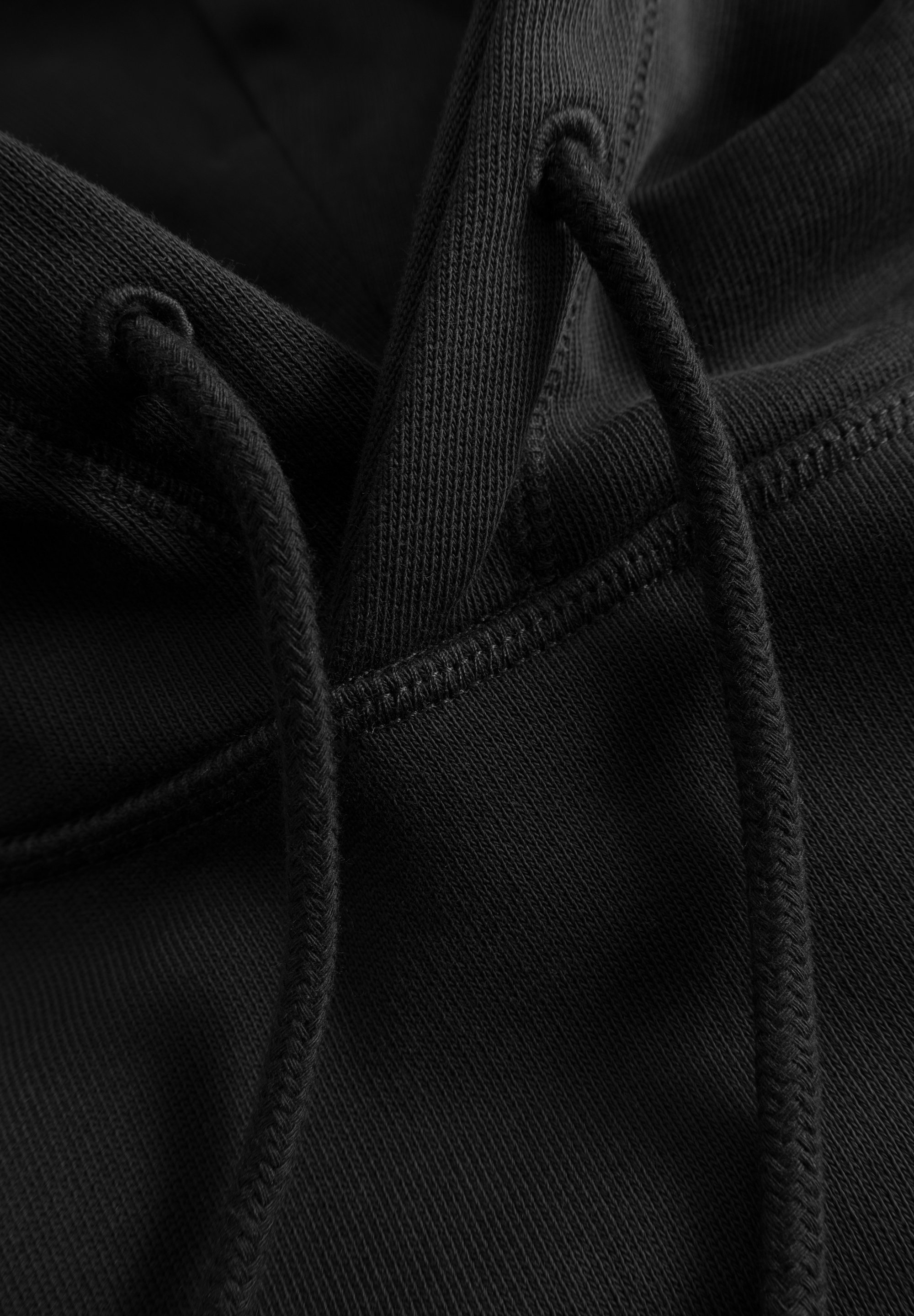 WOOD WOOD WW FRED HOODIE - Mikina s kapucí - black
