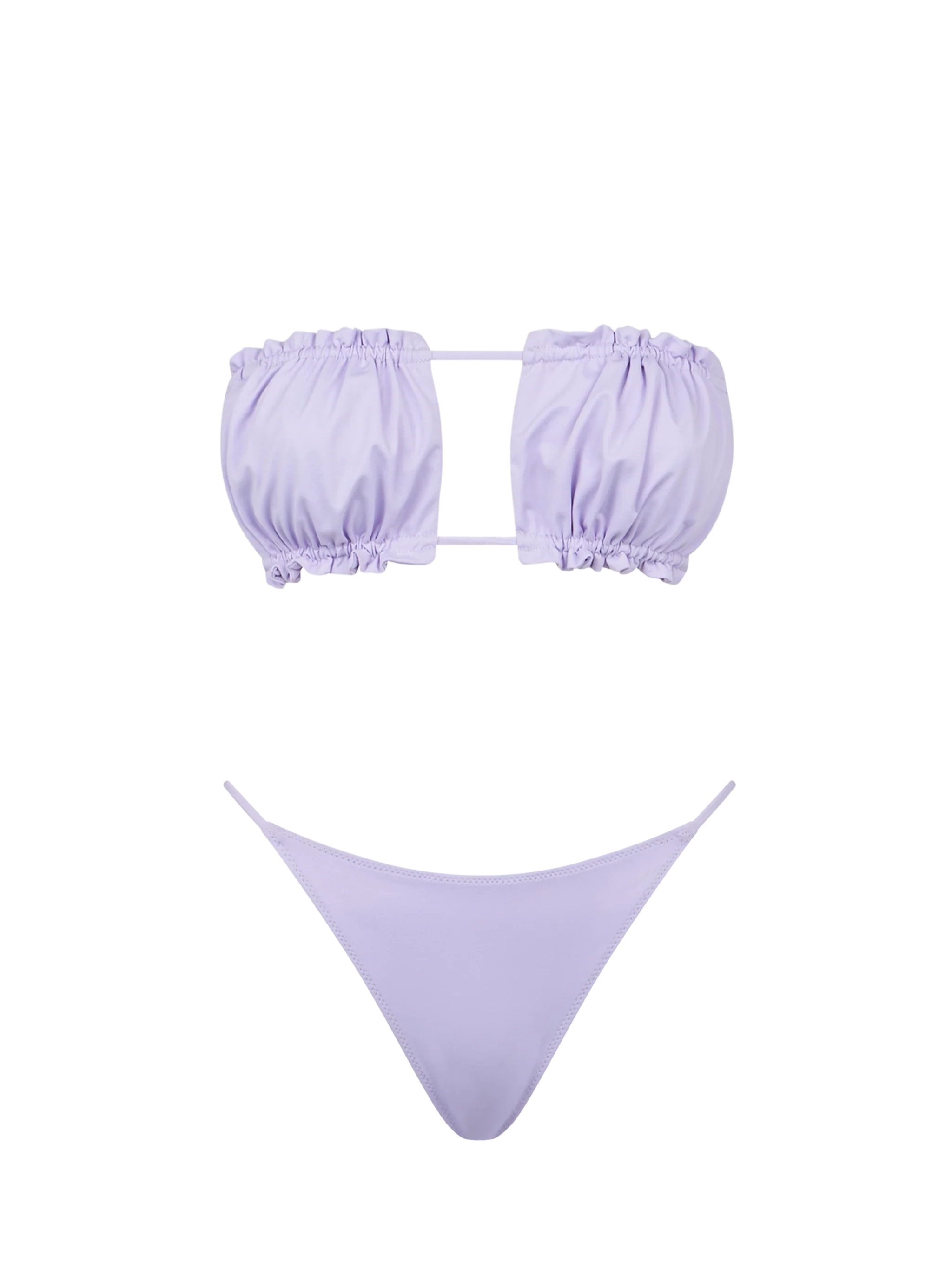 Damesbandeau bikini in lila