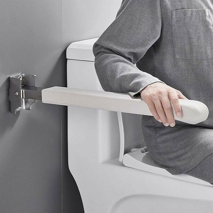 62 cm Haltegriff – Stehhilfe – Für barrierefreie Toiletten – Sicherheit für Menschen mit eingeschränkter Mobilität
