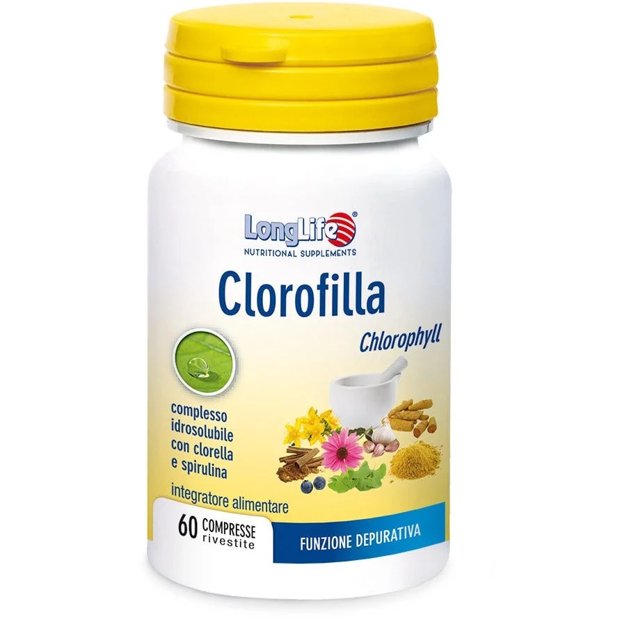 LONG LIFE Longlife Chlorofyl 60 tabletten Zuiverende functie