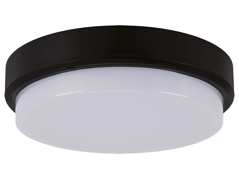 Lampa sufitowa zewnętrzna Aron LED z tworzywa sztucznego czarna