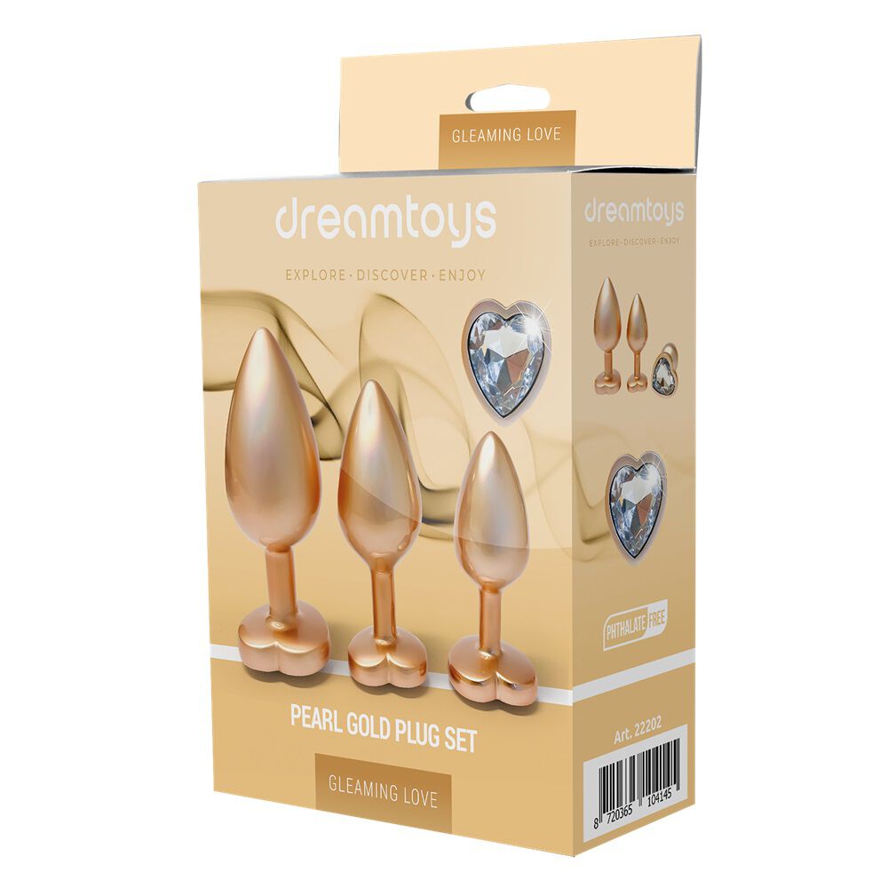 Dream Toys Mirdzošas mīlestības pērļu zelta aizbāznis