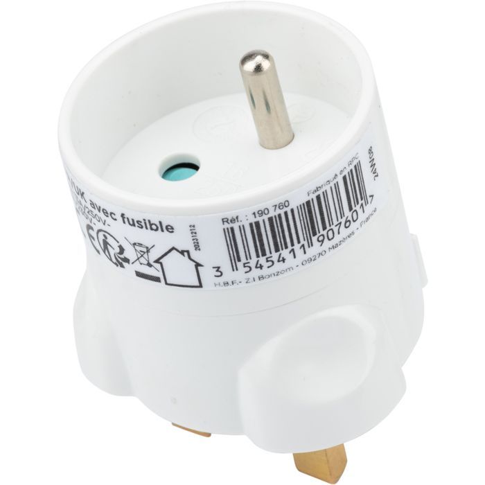 Adaptador Francia/Reino Unido - Zenitech