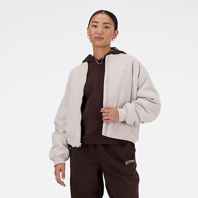 Jaqueta Bomber Feminina Linear Heritage Woven - MOONROCK