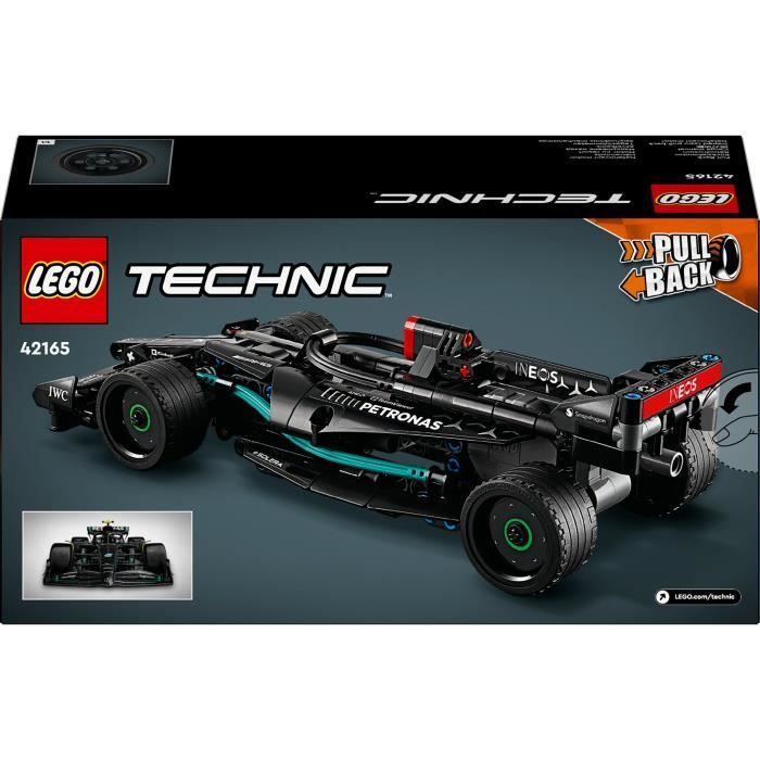 LEGO Technic 42165 Mercedes-AMG F1 W14 E Performance Coche de juguete con mecanismo de retroceso, réplica
