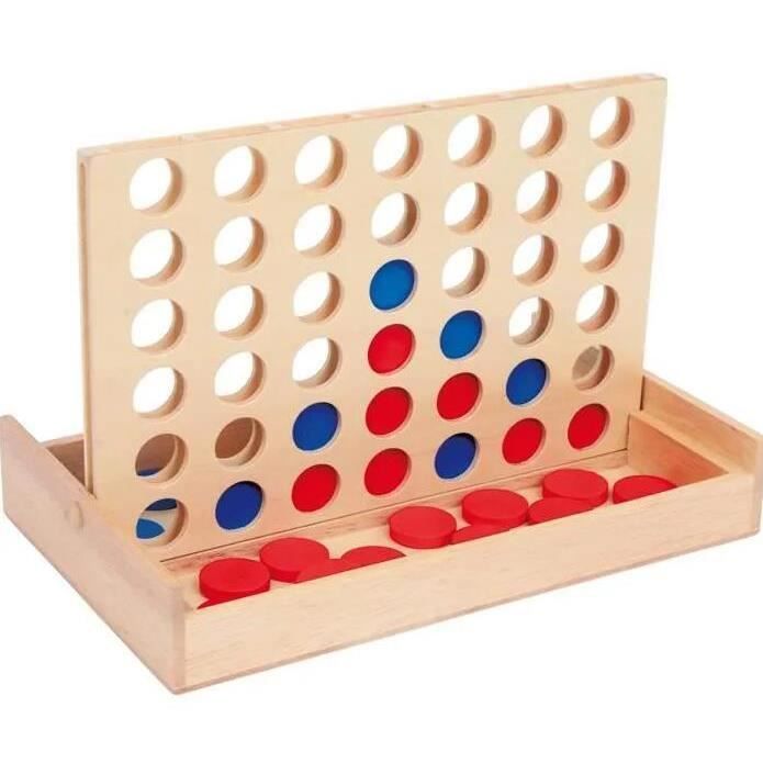 Jeu de Société - ZGEER - 4 Victoires - Stratégie Classique - Pour 2 Joueurs - Idéal Cadeau