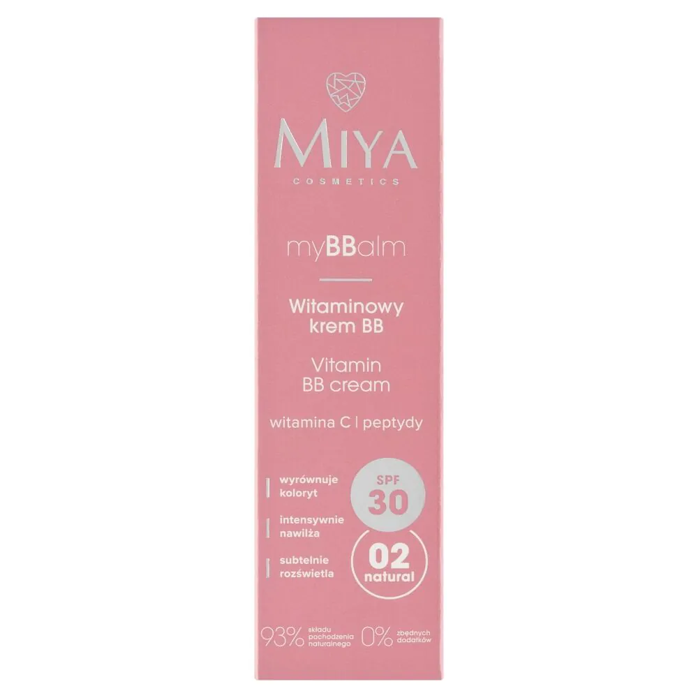 Miya myBBalm BB SPF30 - Witaminowy krem BB SPF30 02 Natural 30ml