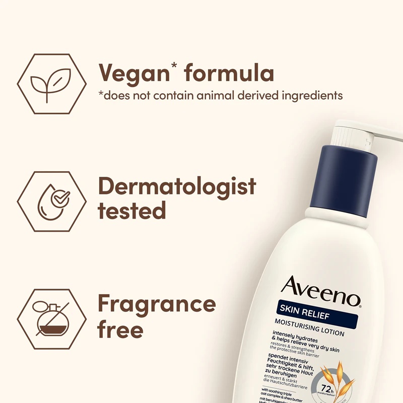 Aveeno Skin Relief Nourishing Lotion vlažilno mleko za telo za zelo suho kožo
