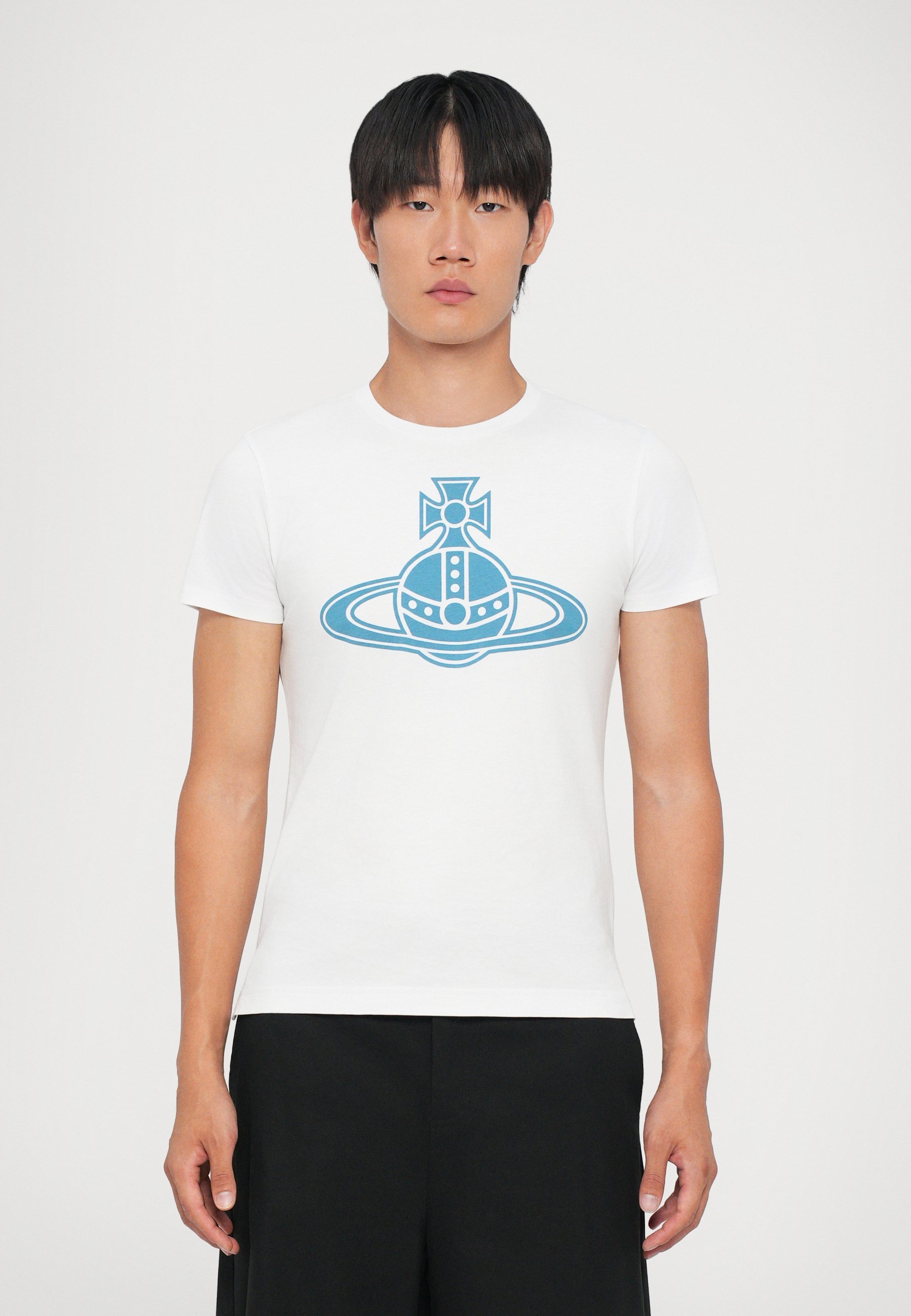 Vivienne Westwood PARIS ORB PERU UNISEX - T-shirt met print - wit