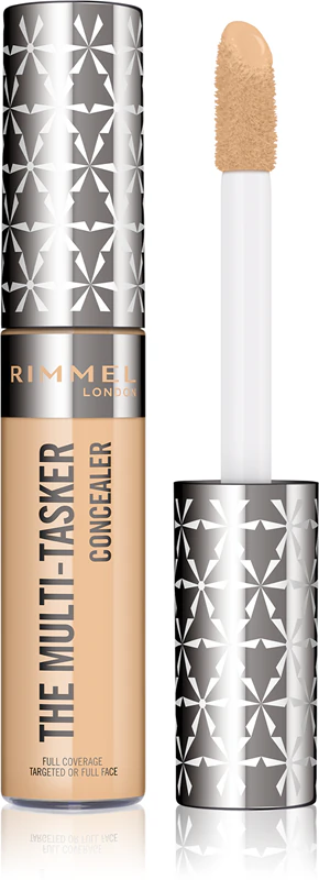 Corretivo multifuncional Rimmel com duração de 24 horas que reduz imperfeições.