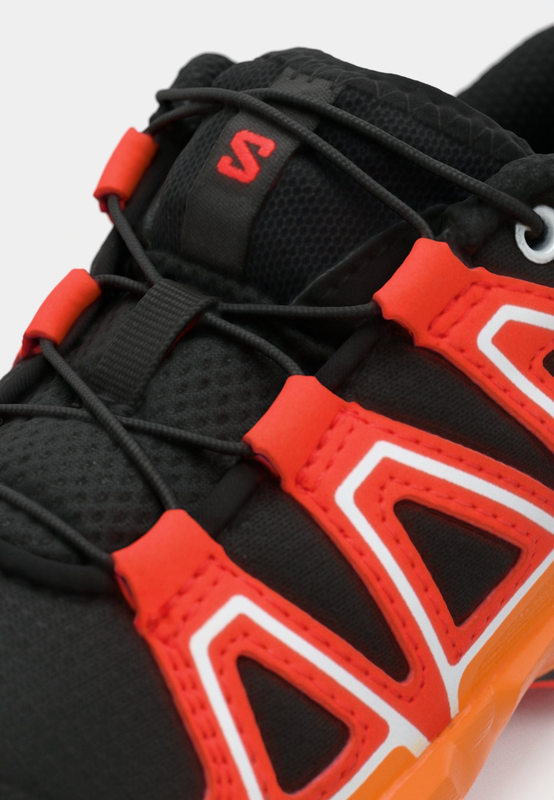 Salomon SPEEDCROSS UNISEX - Wandelschoenen - zwart/kersentomaat/kurkuma