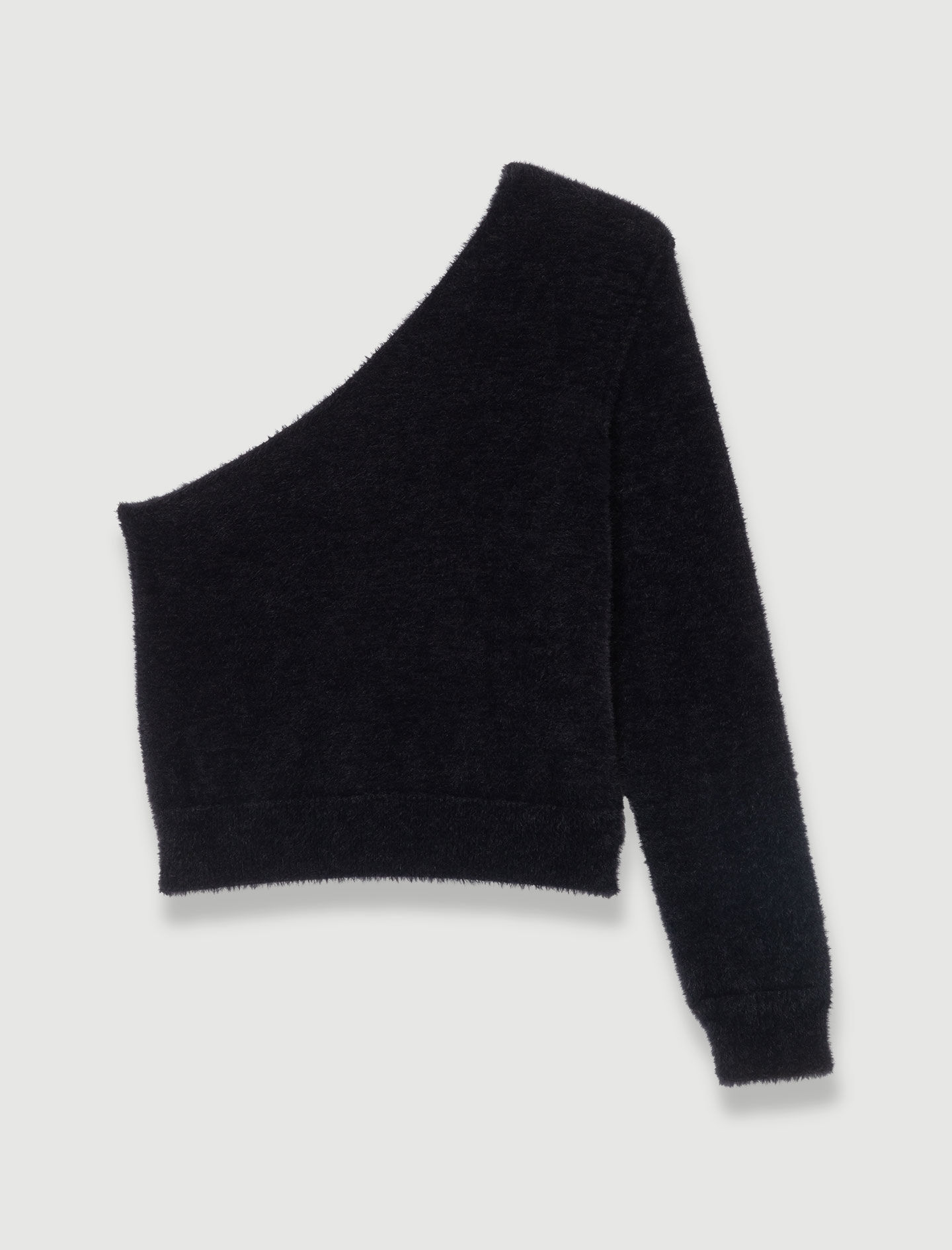 Pulover asimetric - Negru