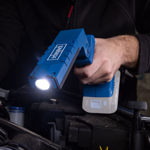Luz de trabalho a bateria C-WL20-X, sem bateria e carregador.