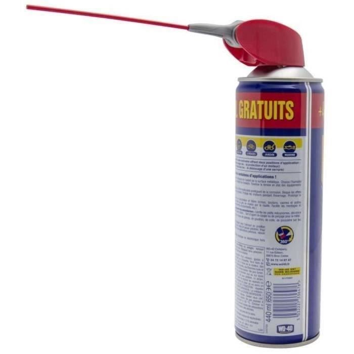 WD40 Double position spray - 400 ml plus 40 ml free