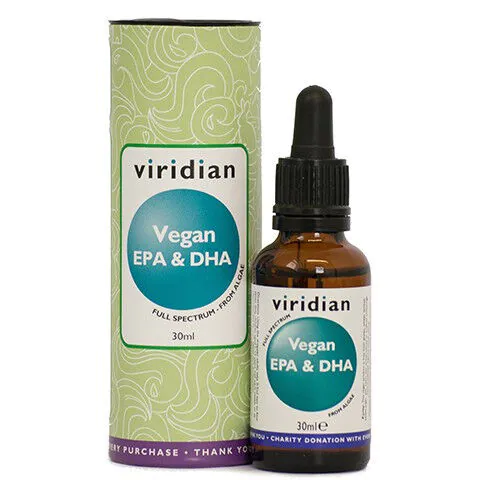 Viridian Vegan Omega 3 EPA i DHA, Płyn