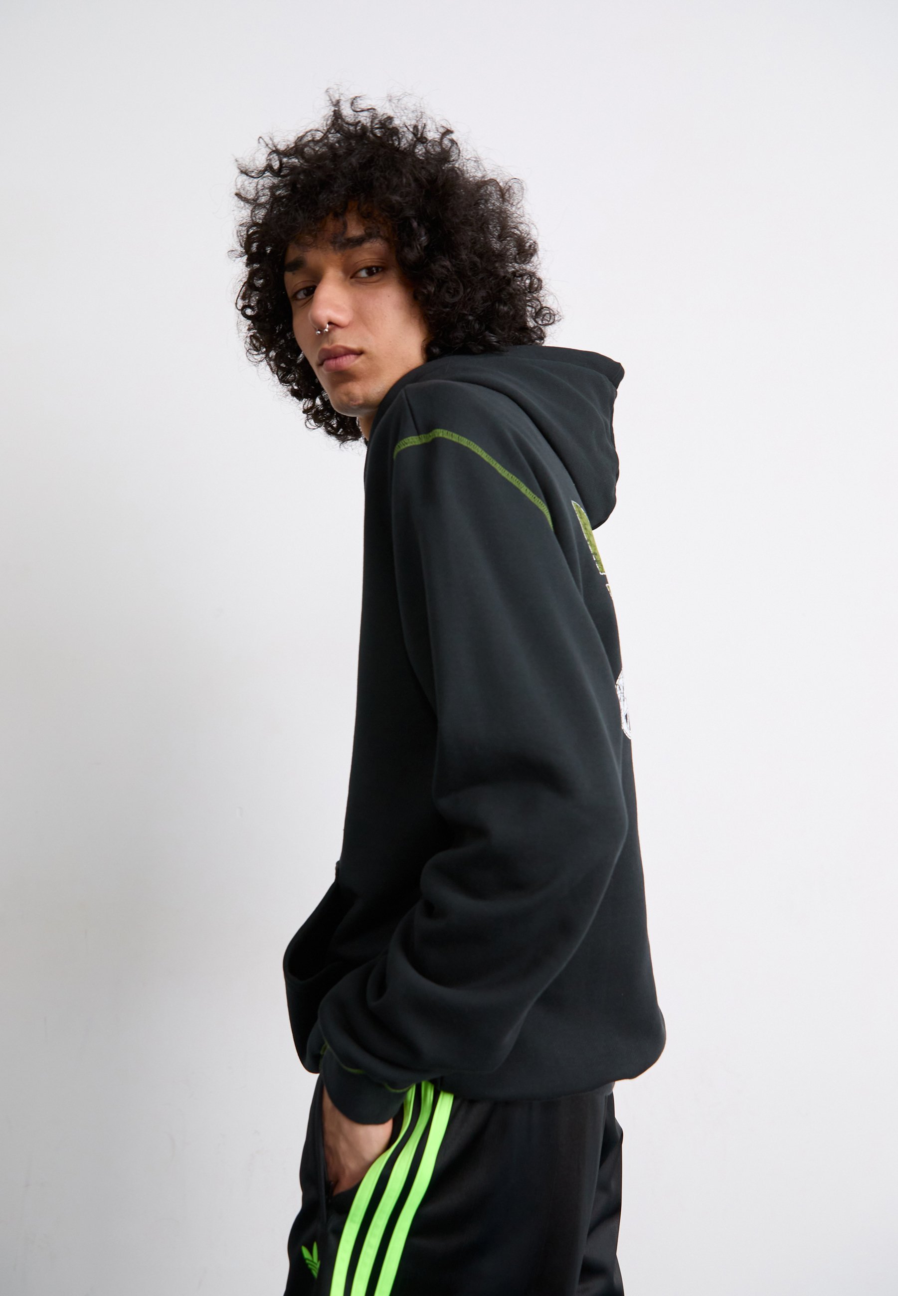 Felpa con cappuccio adidas Originals - nera