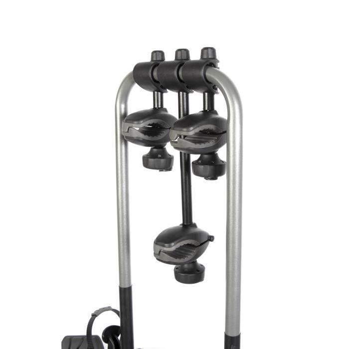 Portabicicletas BUZZRACK E-Hornet 3 para enganche de remolque, para 3 bicicletas eléctricas - Negro