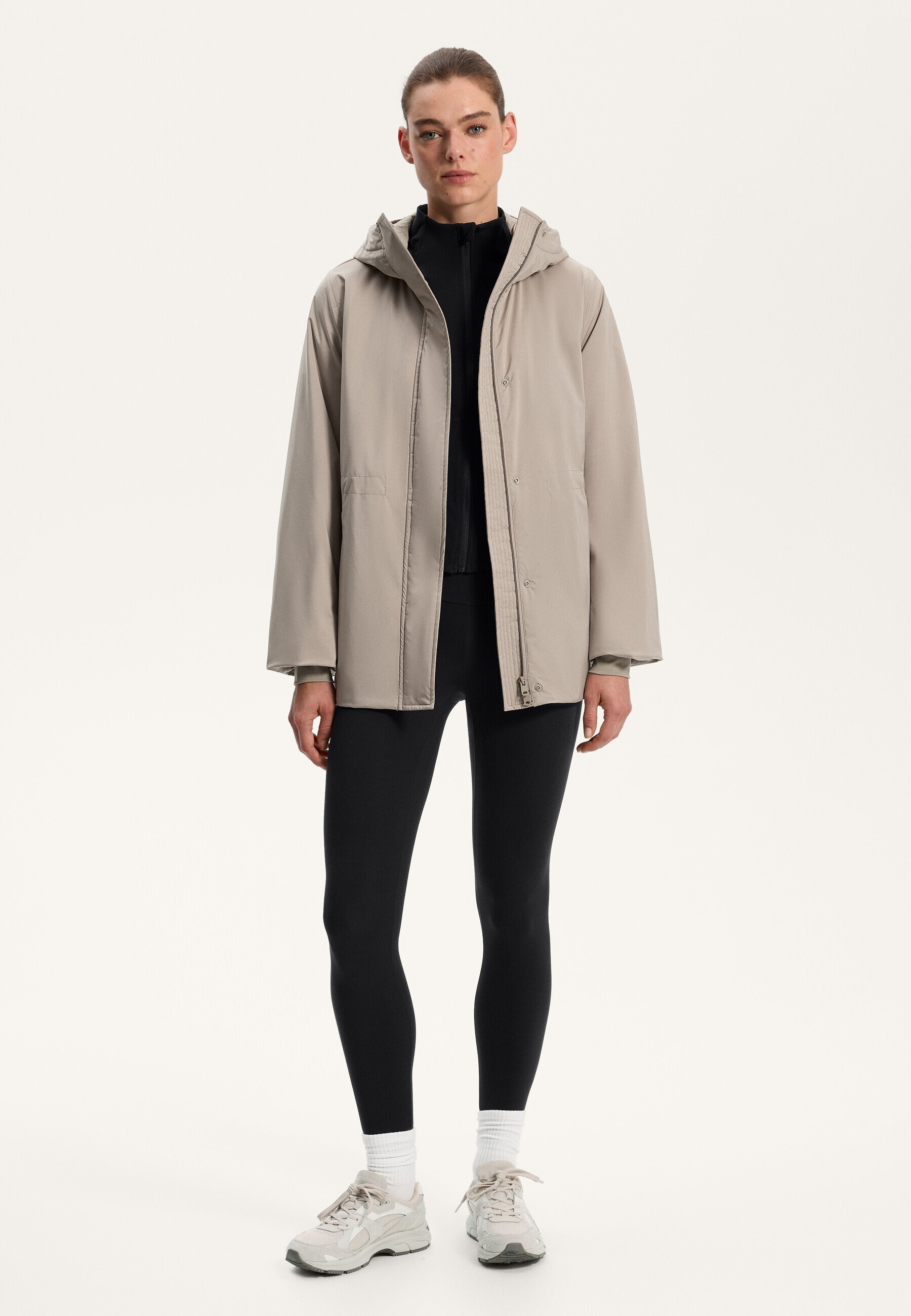 OYSHO LIGHTWEIGHT 10k THINDOWN TM WATERPROOF PADDED - Páperová bunda - khaki