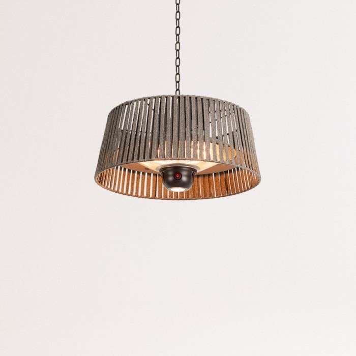 Chauffage suspendu - Create - 1800W - Infrarouge - LED - Télécommande