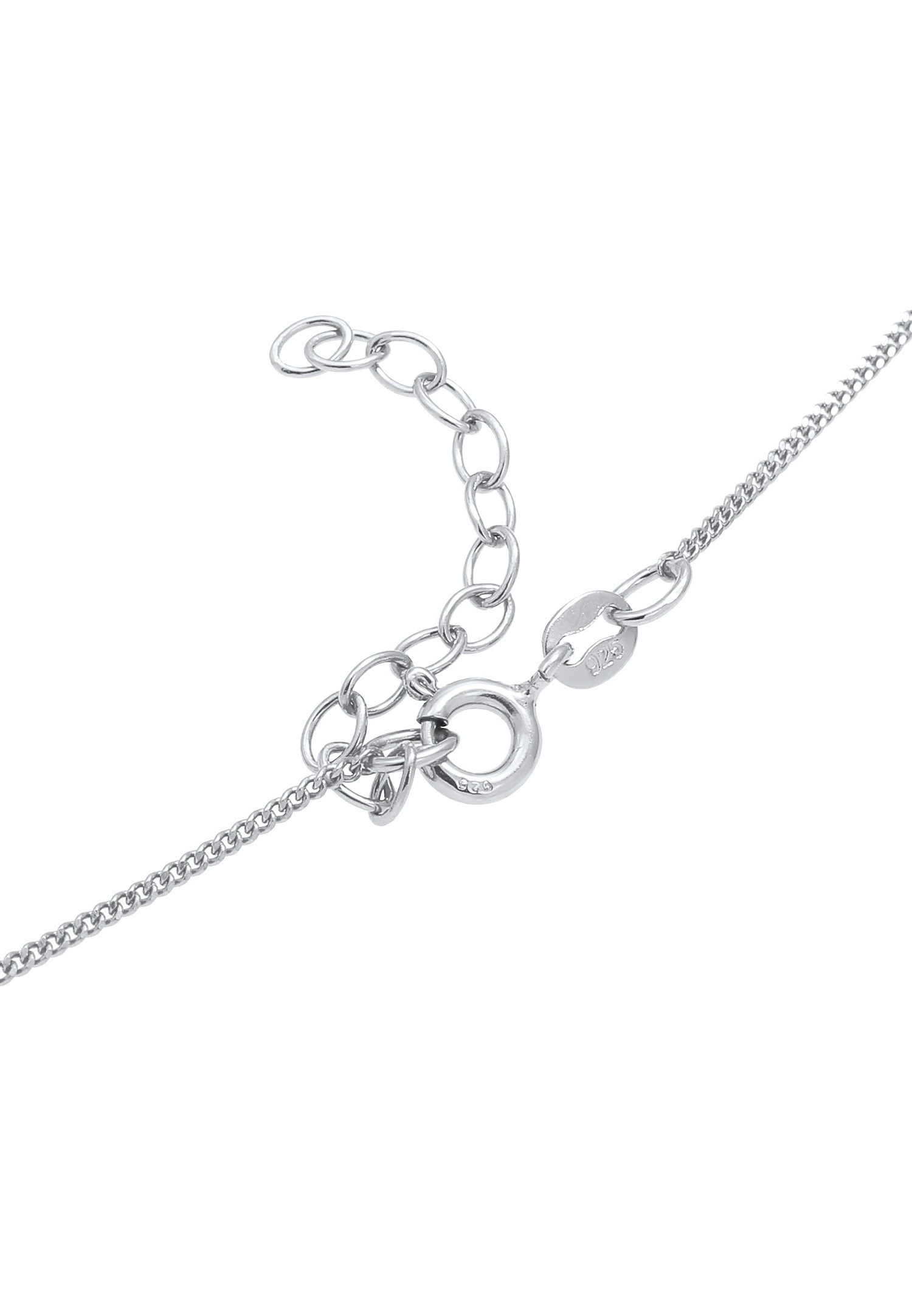 Elli Pendentif trèfle dame symbole de chance classique en argent sterling 925