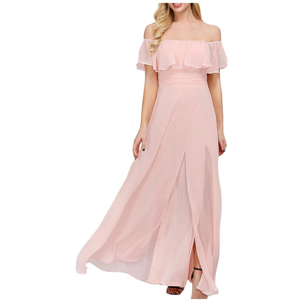 Robe de soirée Ever Pretty à épaules dénudées, volants, franges et sequins, robe de cérémonie femme n° 3