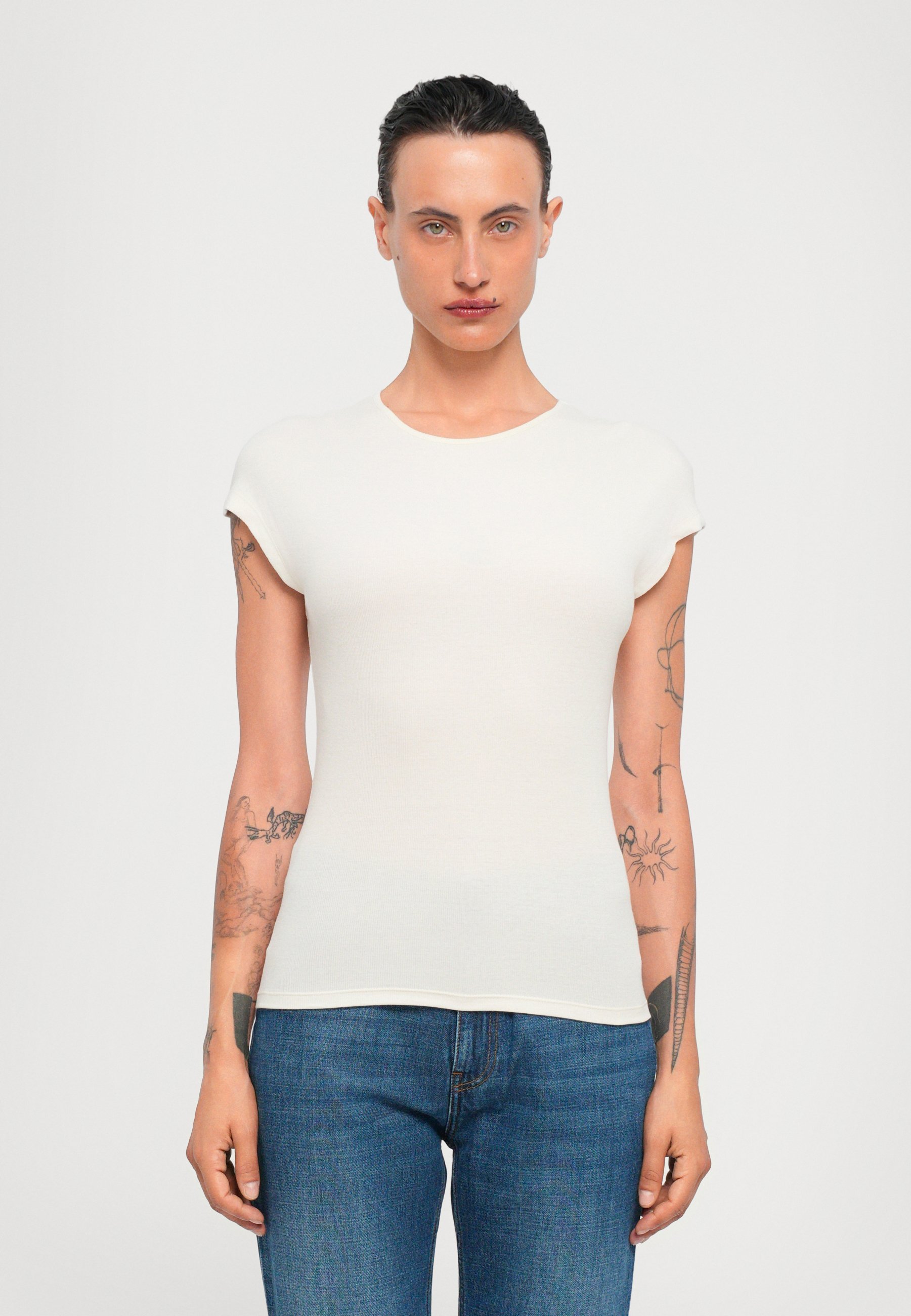 Rodebjer OTTA BODY - T-shirt basique - off white