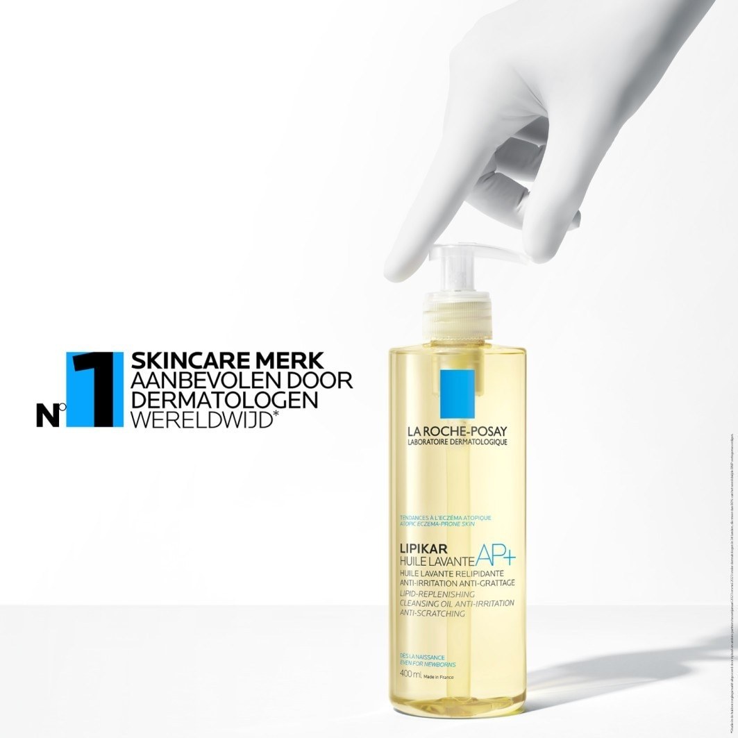 La Roche-Posay Lipikar valomasis aliejus AP+ dušo aliejus, 400 ml