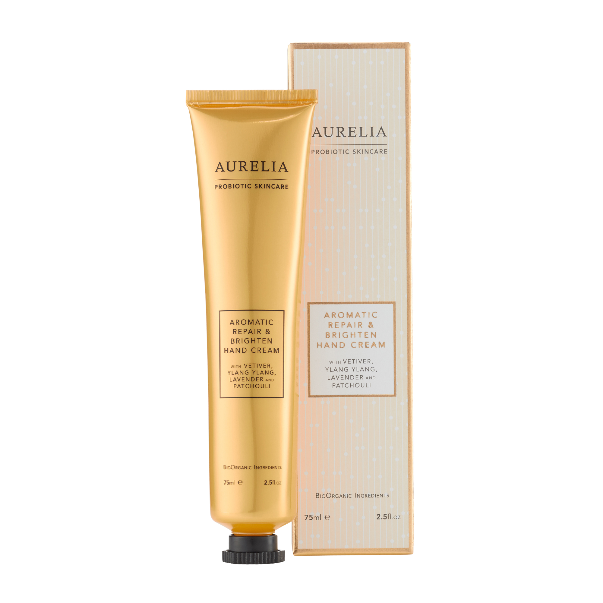 Cremă de mâini aromatică reparatoare și iluminatoare 75 ml - Aurelia
