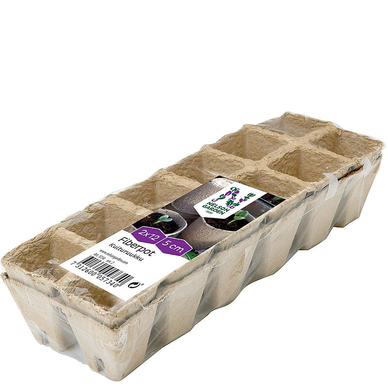 Vaso in fibra Nelson Garden, confezione da 2x12 strisce da 5 cm