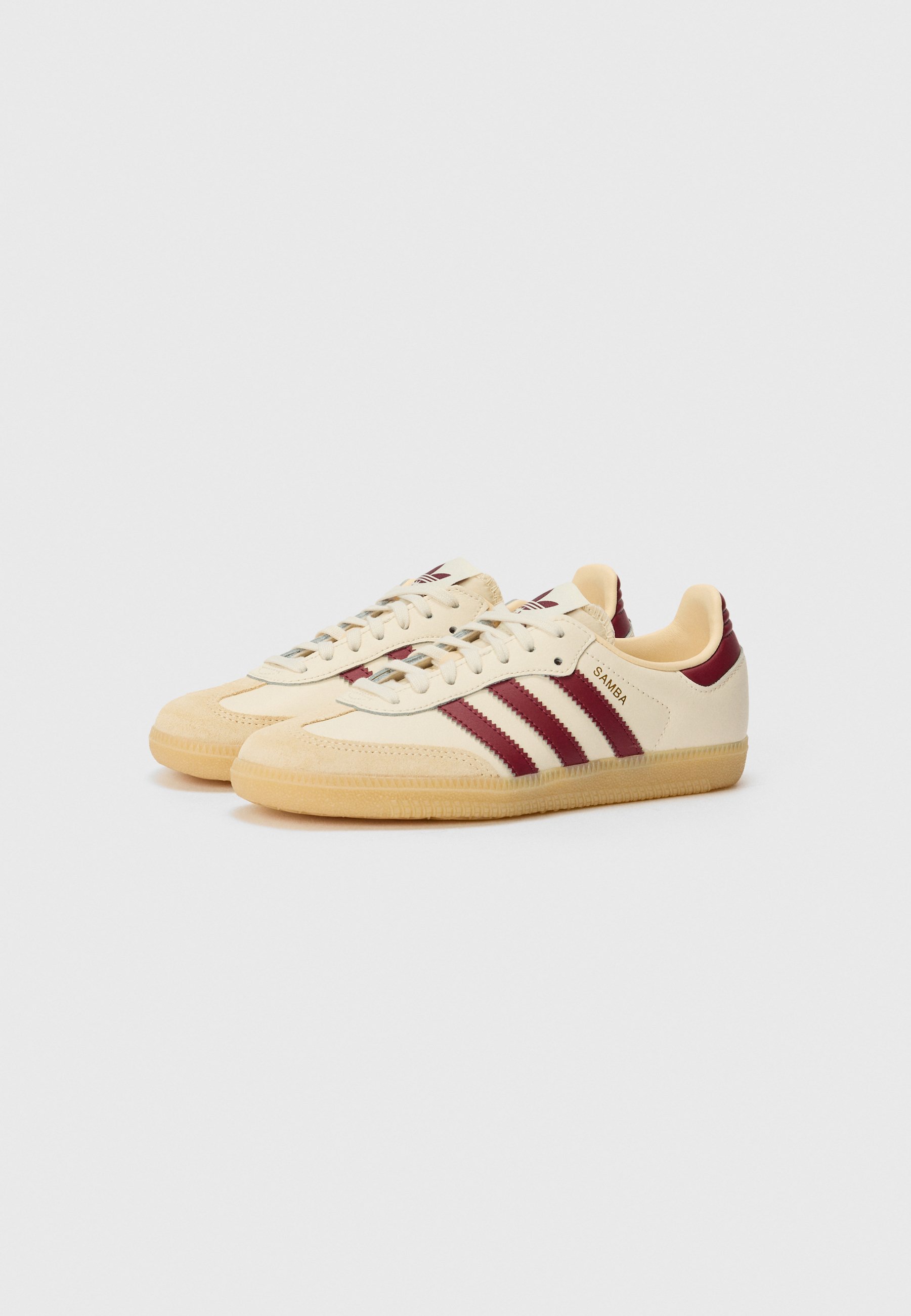 adidas Originals SAMBA OG UNISEX - Tossud - valge/punane/gumihall