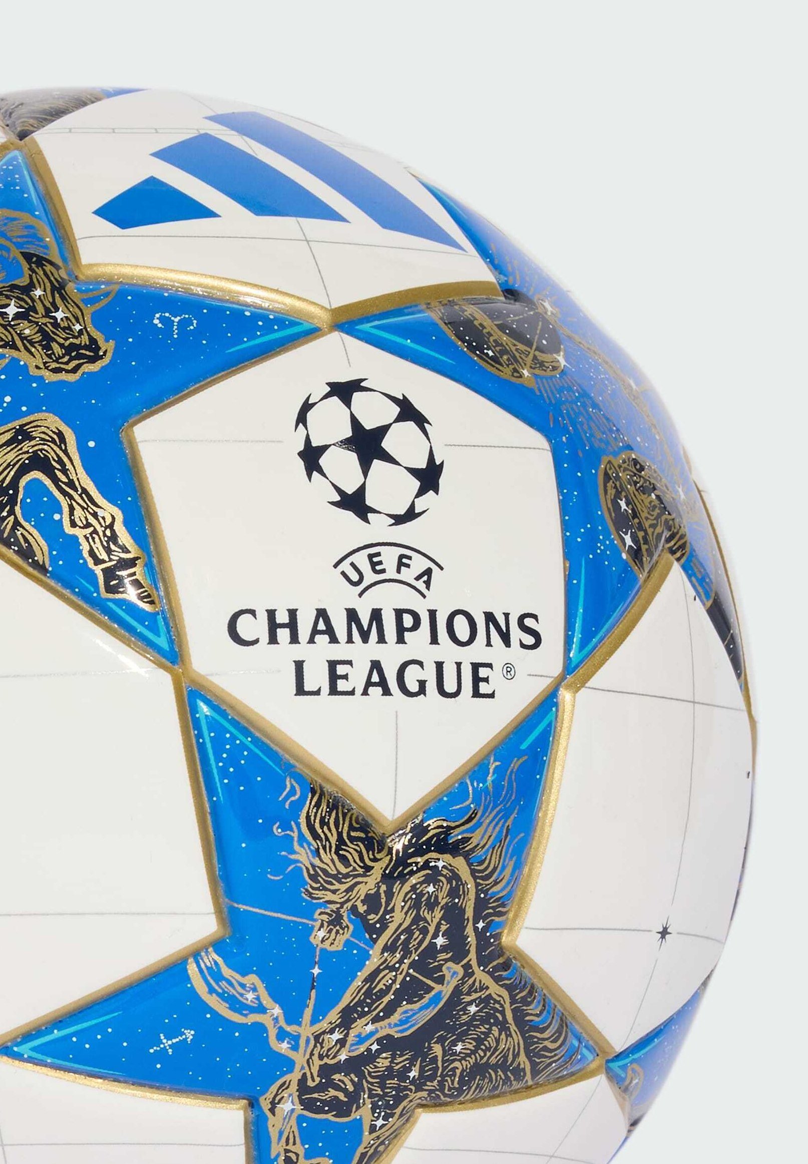 adidas Performance Fußball – weiß/dunkelblau/mehrfarbig/goldmetallic