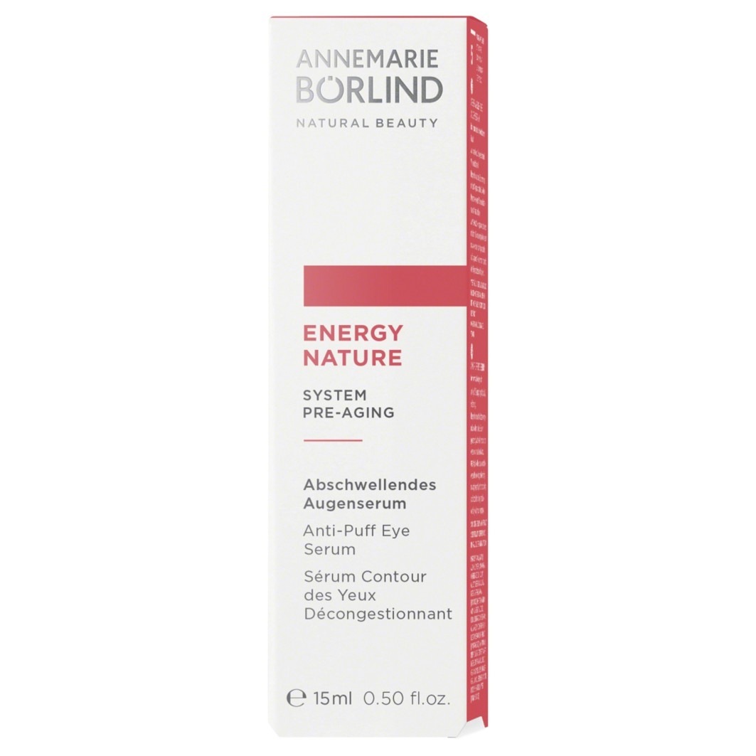 ANNEMARIE BÖRLIND acu krēms ENERGYNATURE acu tūsku mazinošs serums - 15 ml