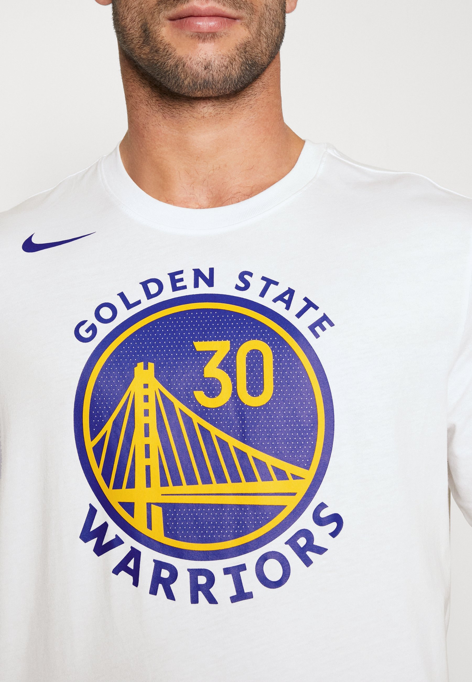 Koszulka Nike Performance NBA GOLDEN STATE WARRIORS STEPH CURRY z imieniem i numerem - Koszulka z nadrukiem - biały/curry stephen
