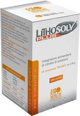 LITHOSOLV Lithosolv Plus Complemento alimenticio con citrato de potasio 60 comprimidos