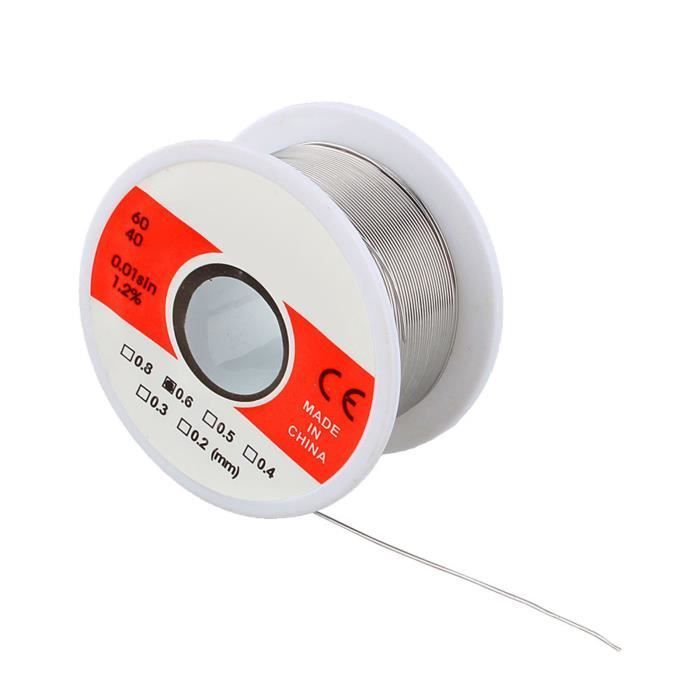 Solder Wire - HB016 - Tin - 0.6 mm - 60% Sn - 1.2% Flux