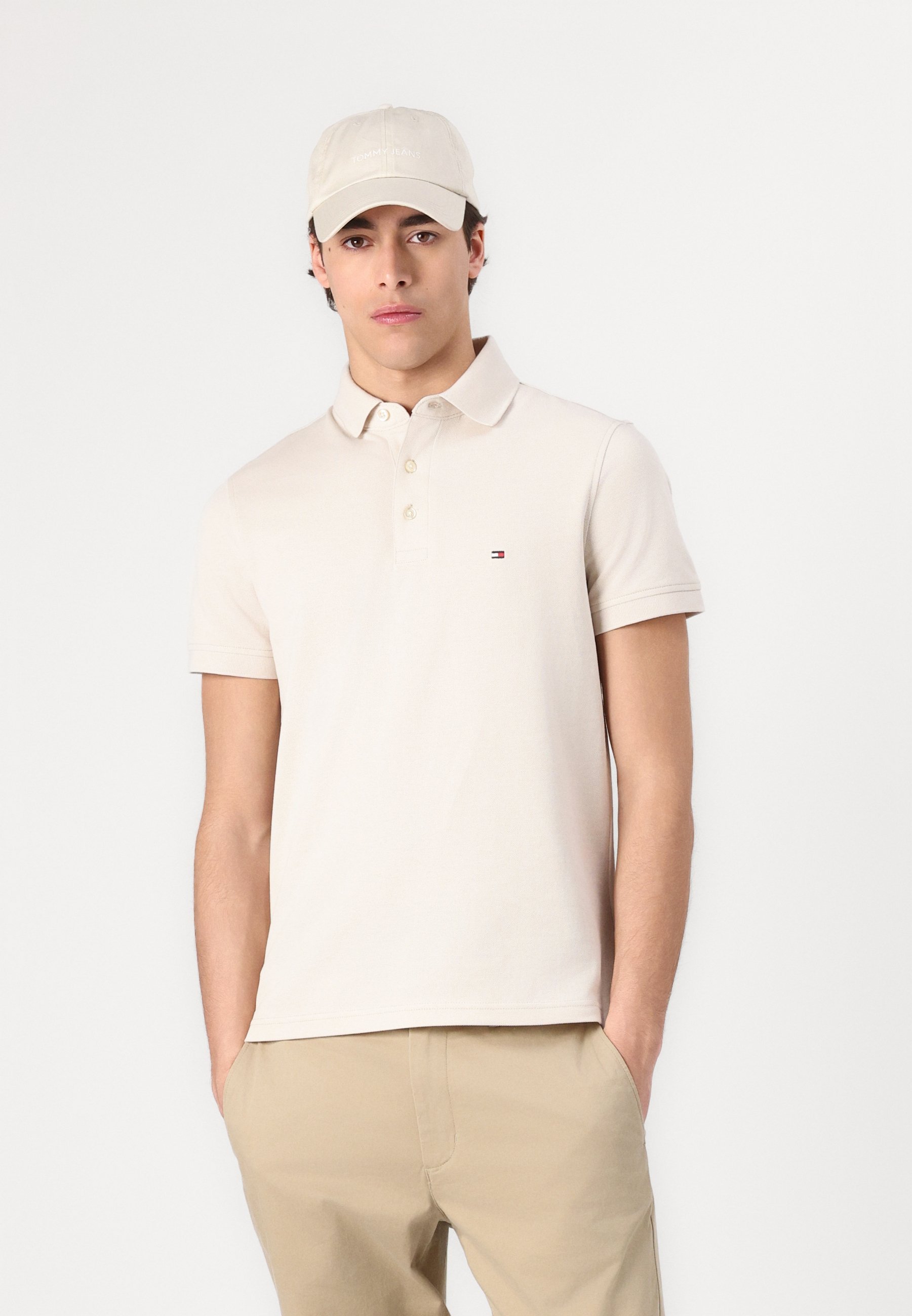 Tommy Hilfiger SLIM - Polo shirt - krantenprint