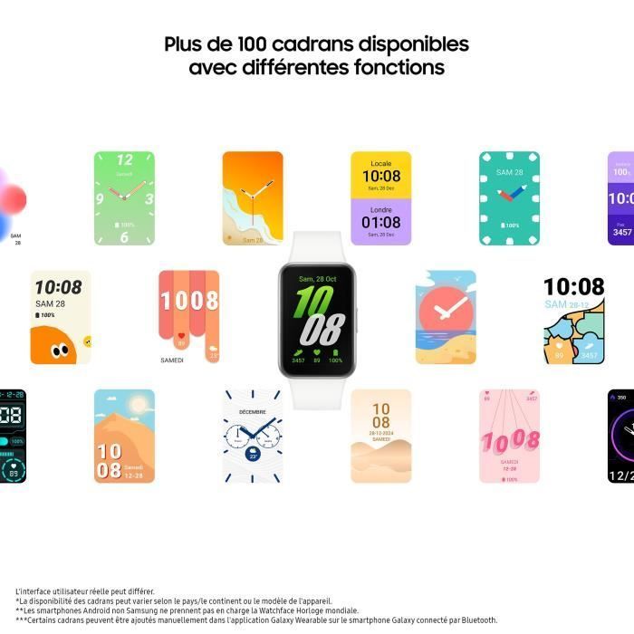 Braccialetto intelligente Samsung Galaxy Fit 3 argento