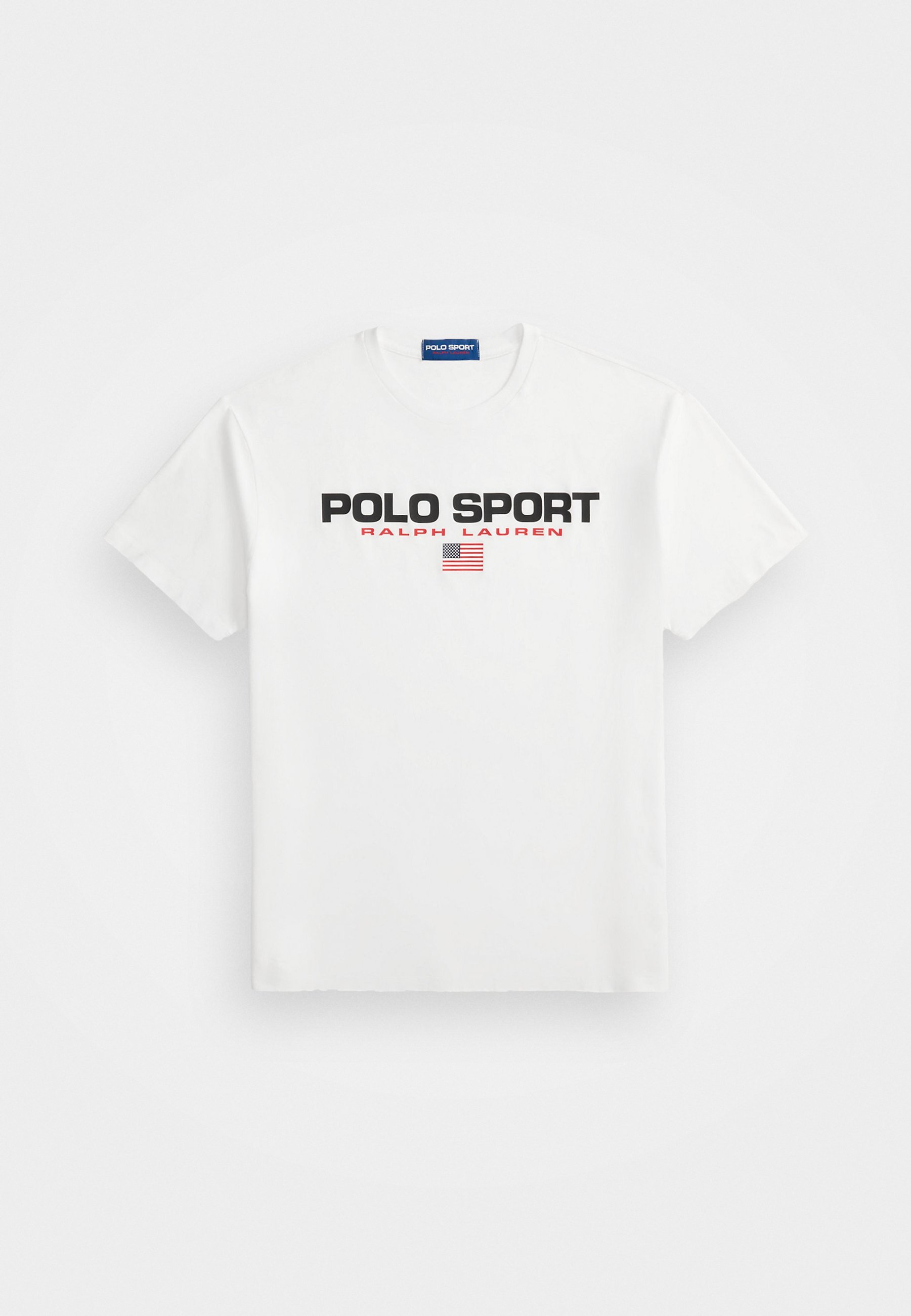 Polo Ralph Lauren Classic Fit Polo Sport Jersey T-shirt - T-shirt met print - wit/zwart