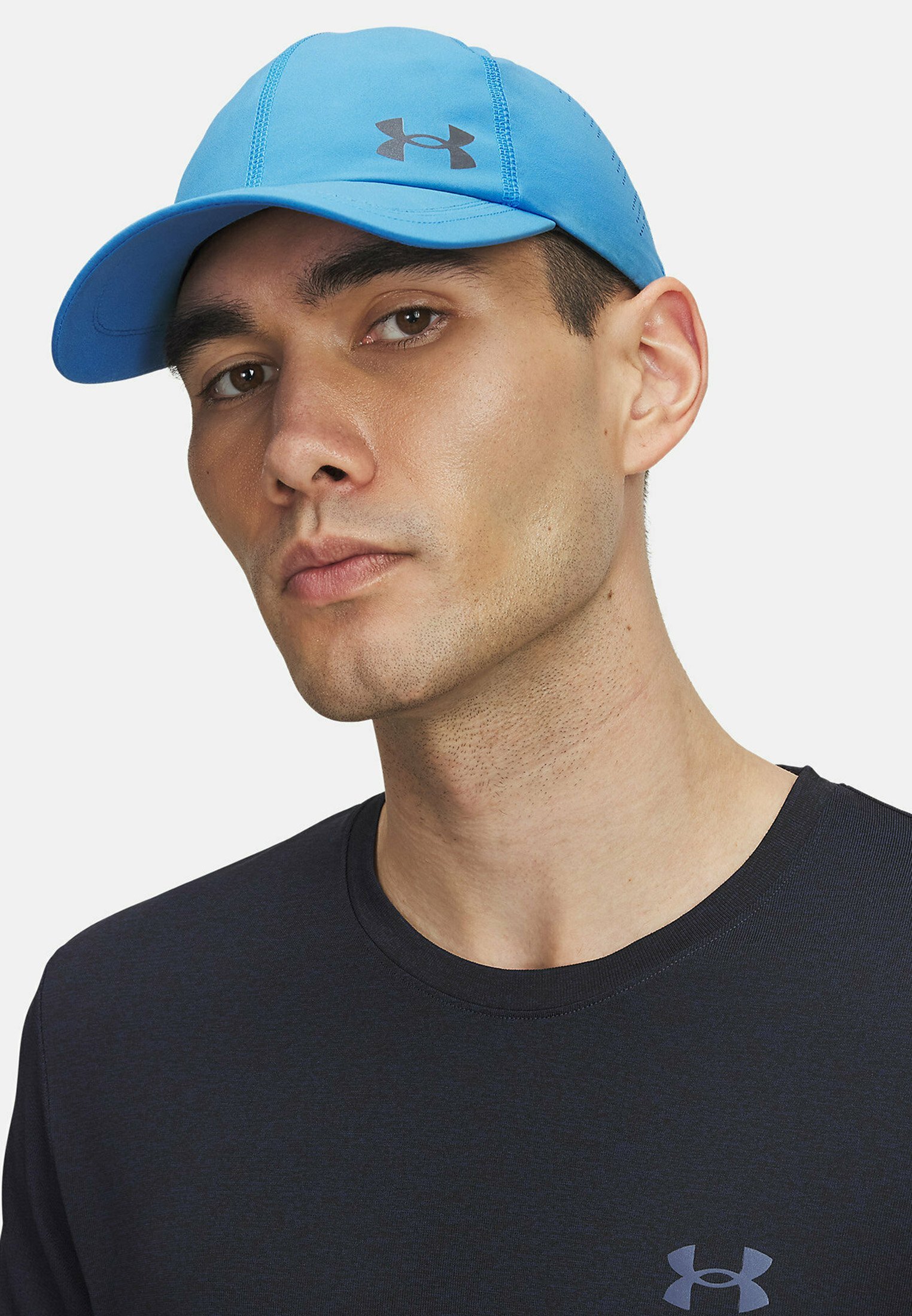 Under Armour VELOCITI LOW - Cap - blauw Atlantis