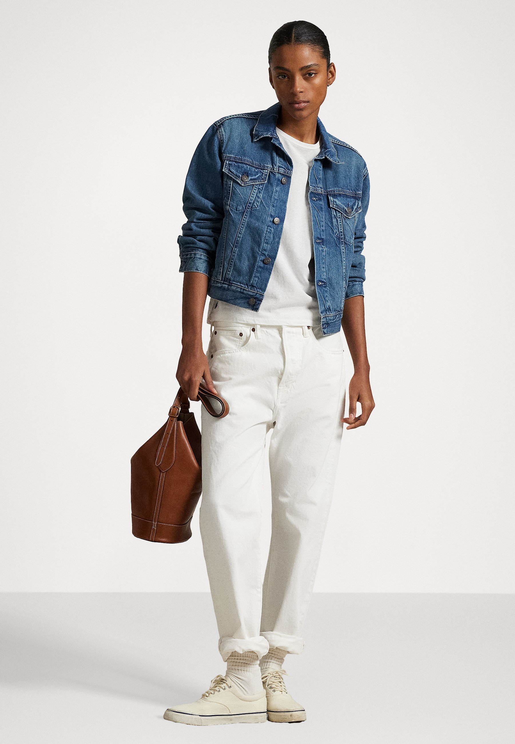 Giacca da camionista in denim Polo Ralph Lauren - Giacca in denim - lavaggio meuse